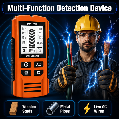 Multi-Function Metal, Wood & Cable Detector (Pack of 2)