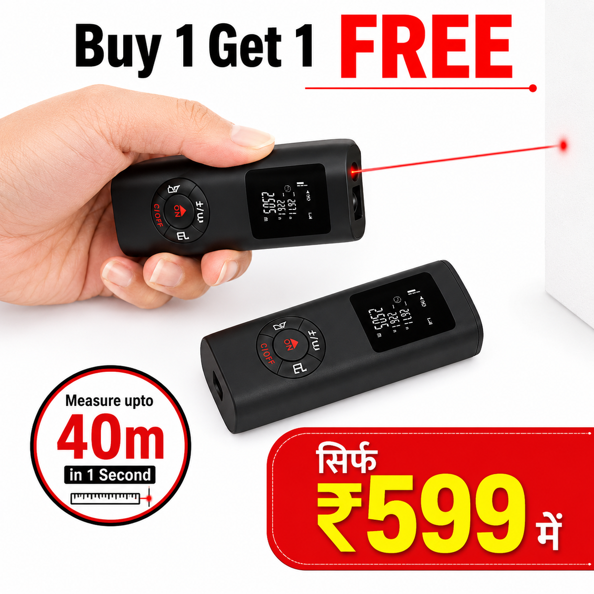 Digital Distance Meter (Buy 1 Get 1 FREE)