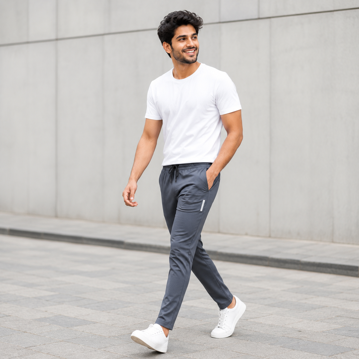 Lycra Pants – Pack of 3 | Black, Light Grey & Dark Grey | Super Stretch & Sweat-Free Comfort