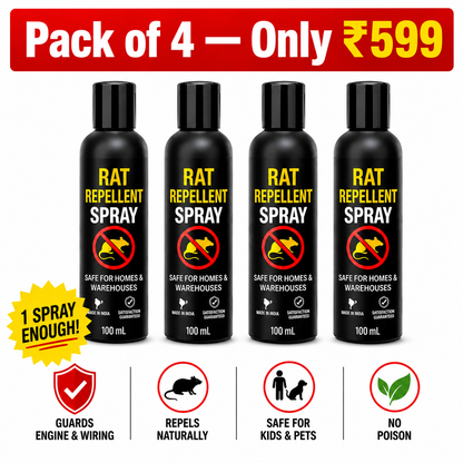 Rat Repellent Spray (Pack Of 4)